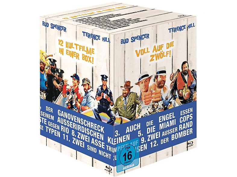 Bud Spencer & Terence Hill - Voll auf die Zwölf! (12er Box) Blu-ray von 3L