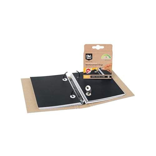 Fisherclark WS5002 selbstklebend Papier Verstärkung Ring (1000 Stück) von 3L