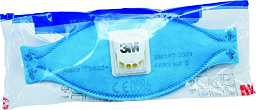3M Atemschutzmaske, FFP3 NR D, mit Cool Flow Ausatemventil, 10 Stück, blau, 9432+, EN-Sicherheit zertifiziert 3M Atemschutzmaske, FFP3 NR D, mit Cool Flow Ausatemventil, 10 Stück, blau, 9432+, EN-Sicherheit zertifiziert von 3M Aura