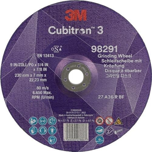 10 Stk. 3m Schruppscheibe Cubitron™ 3 D230xS7mmKörnung 36+ gekr.™ von 3M Deutschland