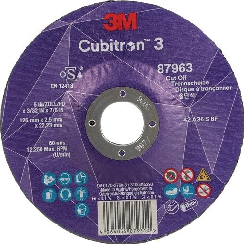 25 Stk. 3m Trennscheibe Cubitron™ 3 D125x2,5mm gekr.™ Cubitron™ 3 von 3M Deutschland