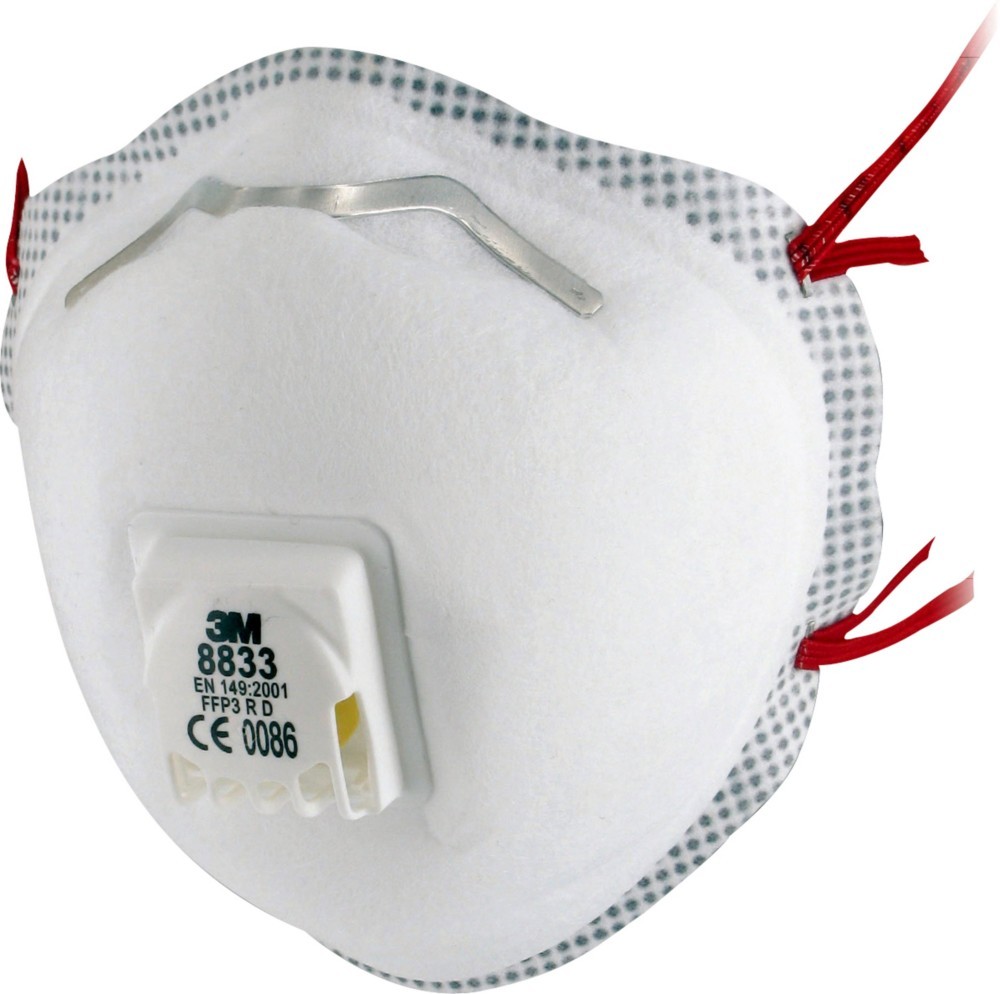 3M Deutschland Atemschutzmaske 8833 (VE10) 7100057145 von 3M Deutschland