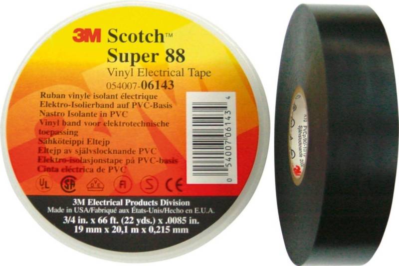 3M Deutschland PVC Elektro-Isolierband ScotchSuper88 19x20 7100079942 von 3M Deutschland