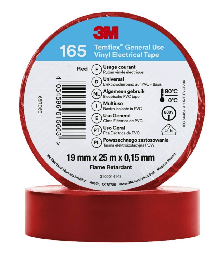 3M Deutschland PVC Elektro-Isolierband Temflex165 rot19X25 7100184817 3M Deutschland PVC Elektro-Isolierband Temflex165 rot19X25 7100184817 von 3M Deutschland