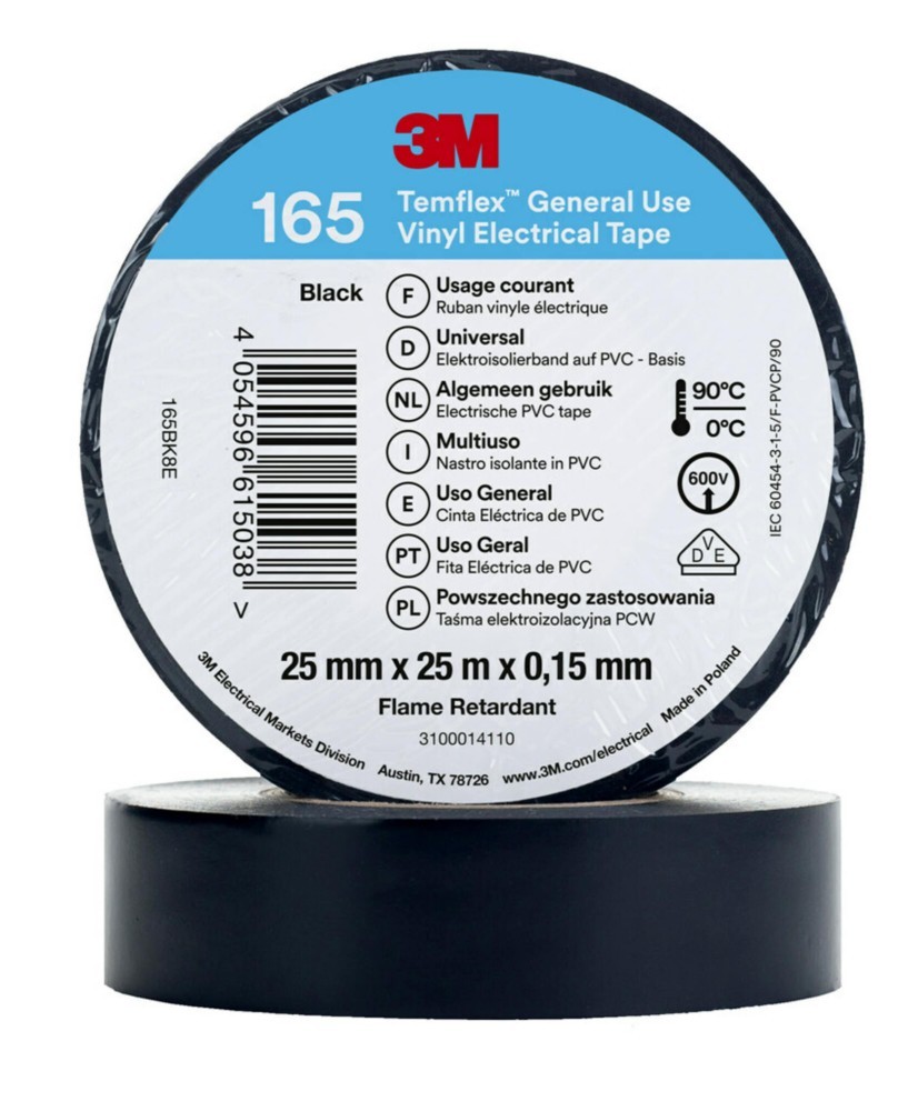 3M Deutschland PVC Elektro-Isolierband Temflex165 sw25X25 7100184820 3M Deutschland PVC Elektro-Isolierband Temflex165 sw25X25 7100184820 von 3M Deutschland