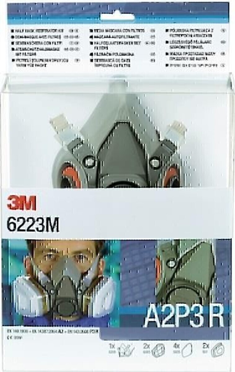 3m Atemschutzhalbmaskenset 6223 – SET – A2P3R EN 140 m.Filter M 7000061552 3m Atemschutzhalbmaskenset 6223 – SET – A2P3R EN 140 m.Filter M 7000061552 von 3M Deutschland