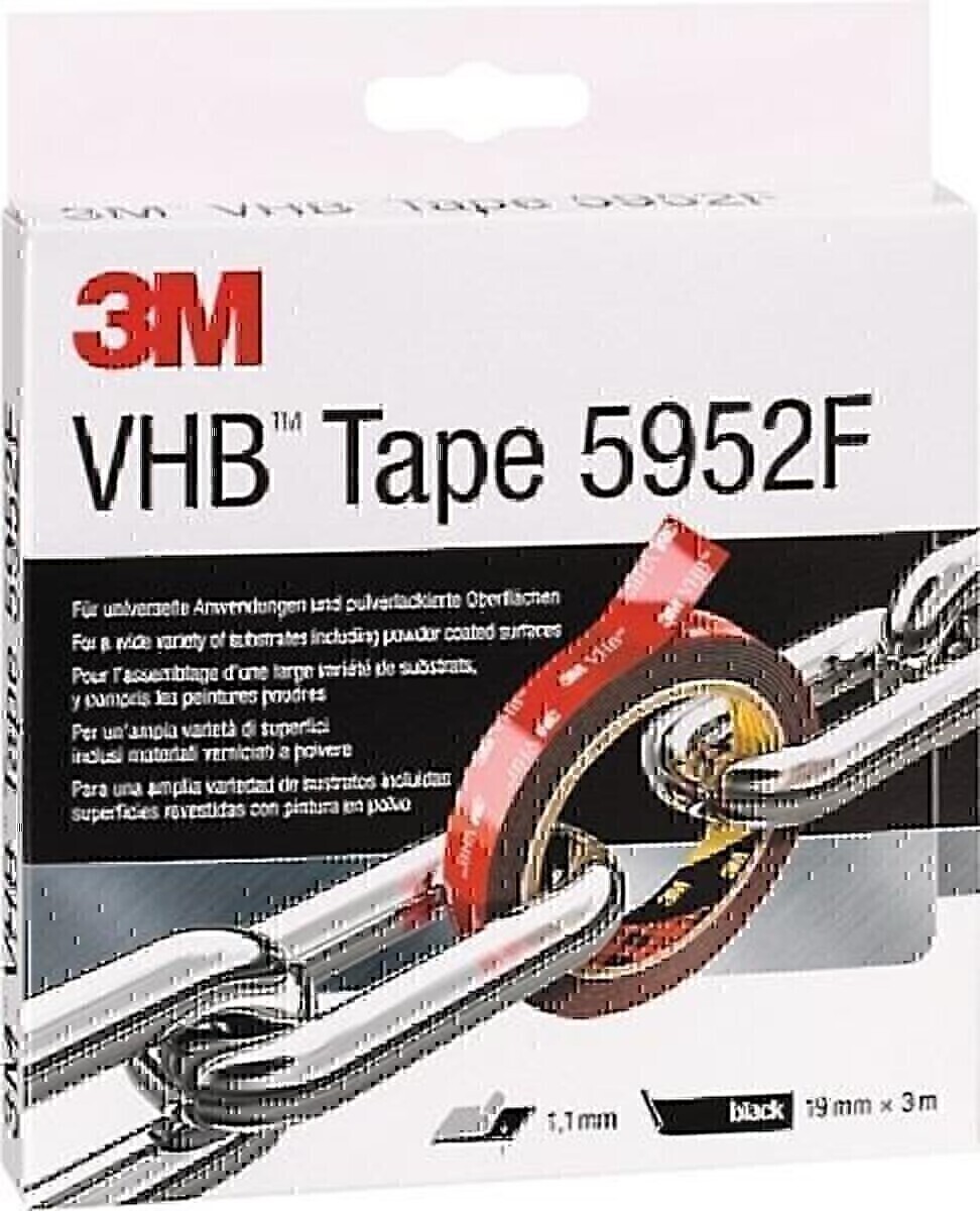 3m Montageband VHB Tape 5952F schwarz L. B.19mm Rl. 3M Deutschland 7100211813 3m Montageband VHB Tape 5952F schwarz L. B.19mm Rl. 3M Deutschland 7100211813 von 3M Deutschland