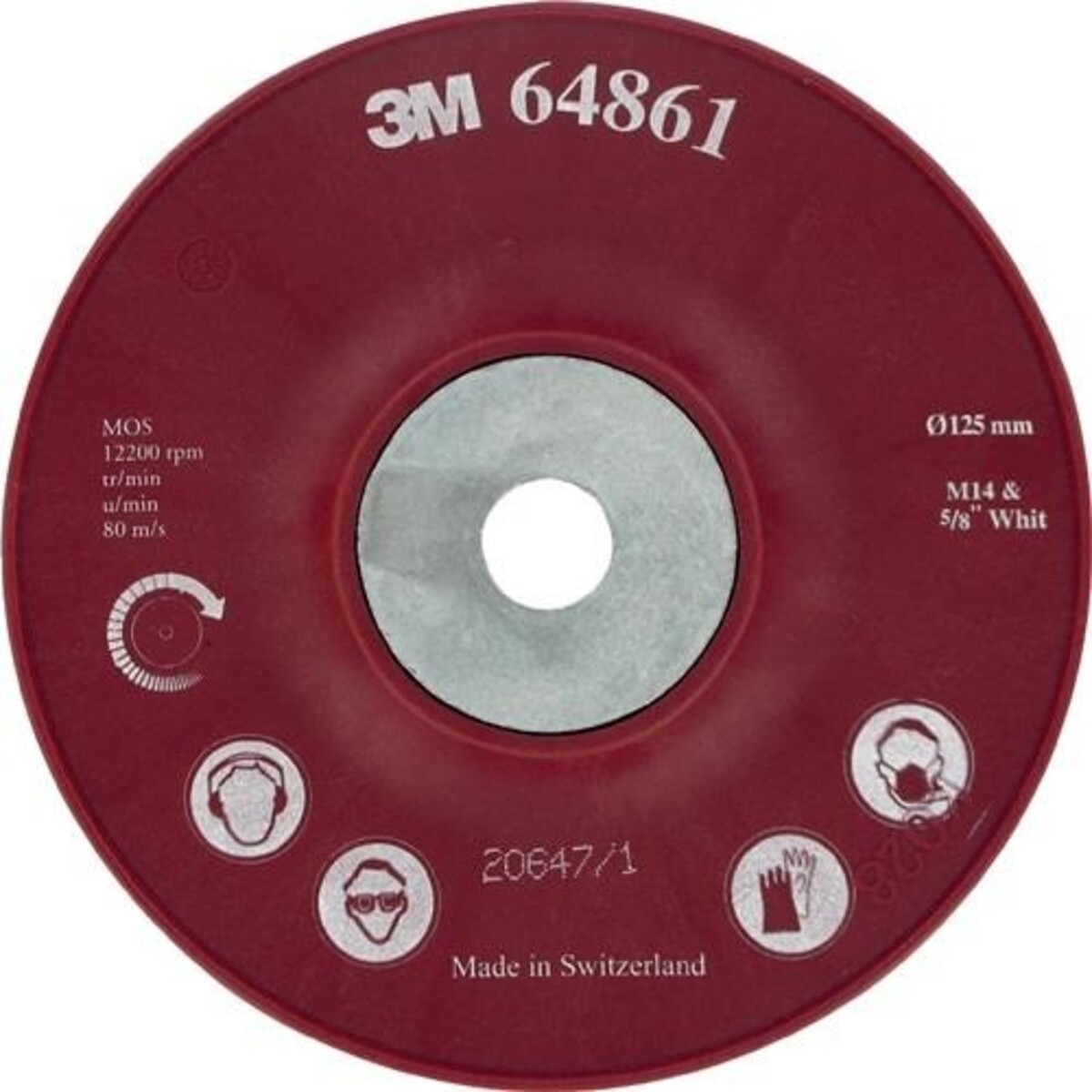 3m Stützteller Cubitron™ II D.115mm M14 gerippt 3M Deutschland 7000032409 von 3M Deutschland