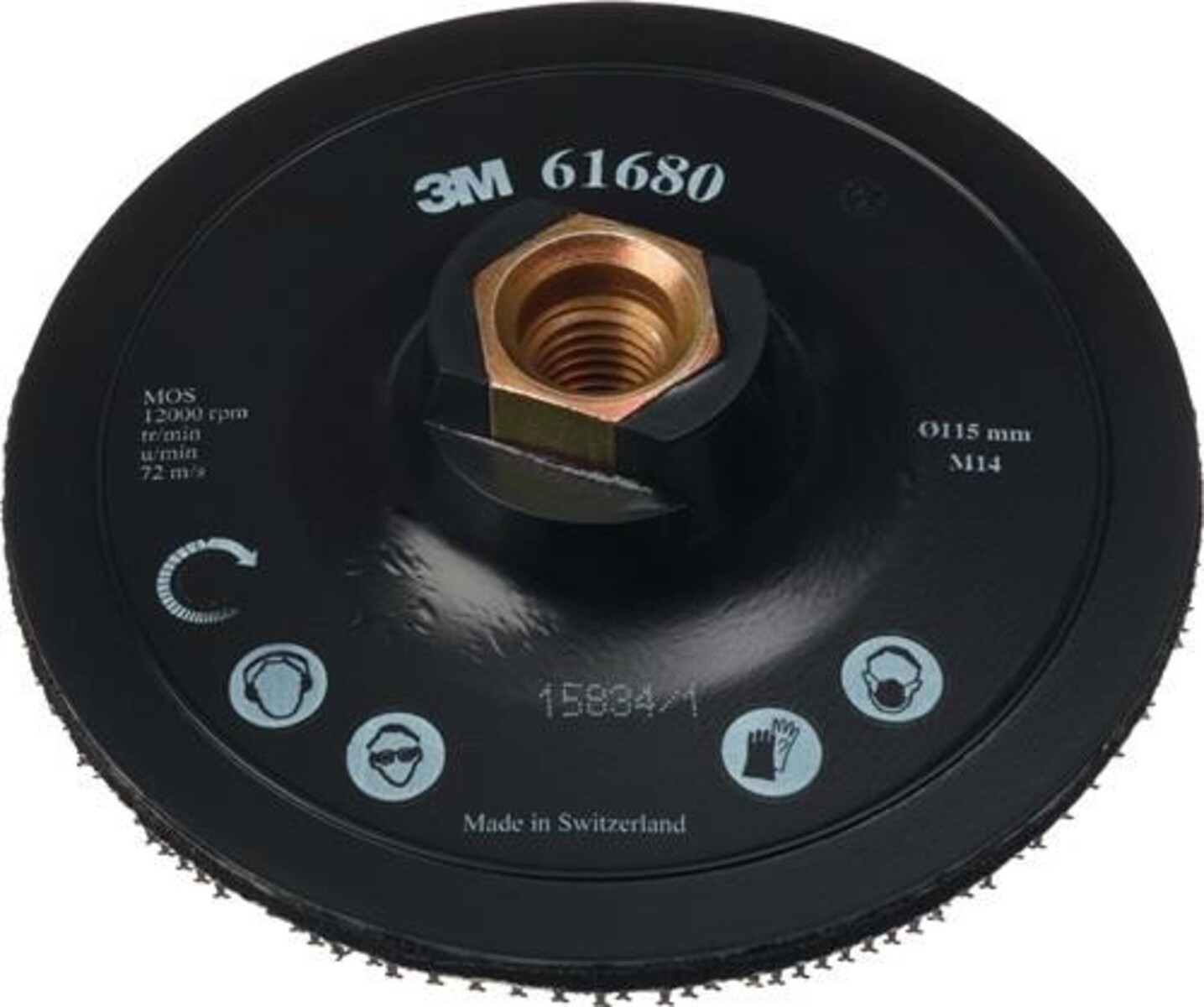 3m Stützteller Scotch Brite™ DH-AC D.115mm M14 m.Zentrierung 3M Deutschland von 3M Deutschland
