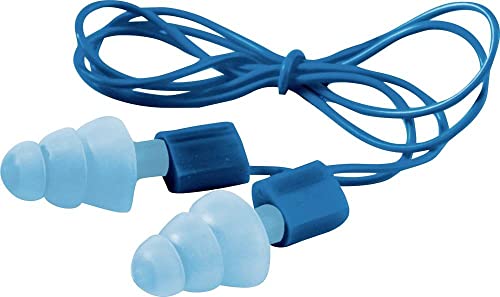E-A-R TR01001 Tracers Gehörschutzstöpsel, SNR 20 dB, metalldedektierbar, Blau (50-er Pack) von 3M E-A-R