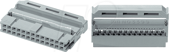 3M 34216600 - Federleiste, 20 pol, Buchse, DIN 41651 von 3M ELEKTRO PRODUKTE