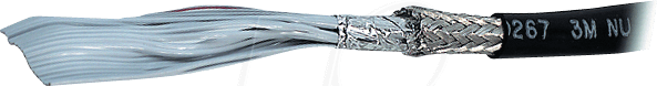 3M 3659-09 - Flachbandkabel, 9 pol, 30 m, schwarz von 3M ELEKTRO PRODUKTE