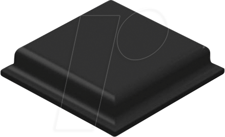 3M SJ5007S - Gummifüsse, 10,4 x 10,4 x 2,5 mm, schwarz, 54er-Pack von 3M ELEKTRO PRODUKTE