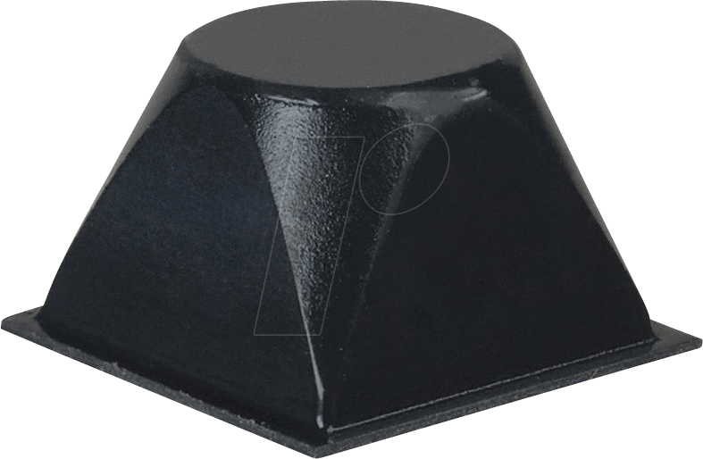 3M SJ5514 BLACK - Gummifüsse, 20,6 x 20,6 x 13,1 mm, schwarz 4 Stück von 3M ELEKTRO PRODUKTE