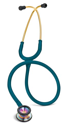 3M Littmann Classic II Kinderstethoskop, 2153, karibikblau, 71 cm Schlauchlänge, Membrandurchmesser: 37 mm, Trichterdurchmesser: 25 mm, Regenbogen- Edition, 1 Stück von 3M Littmann