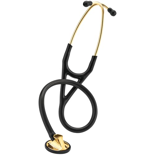 3M Littmann Master Cardiology, 2175, schwarz, 69 cm Schlauchlänge, 1 Stk., Black- Edition, Messing- Edition von 3M Littmann