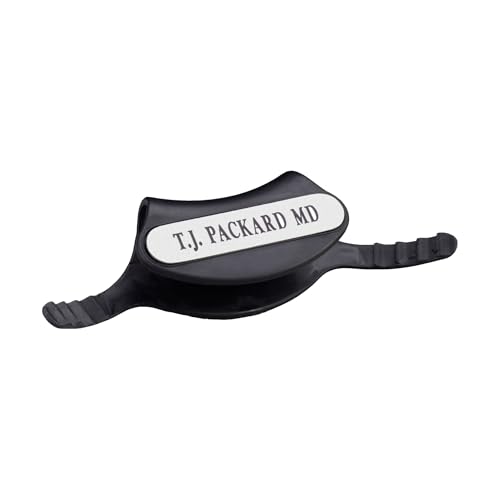 3M Littmann Stethoskop-Namensschild, 40007, Schwarz von 3M Littmann