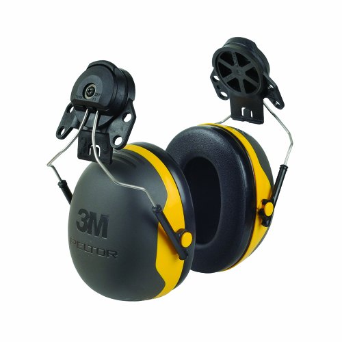 3M Kapselgehörschutz X2P3E, Helmbefestigung, SNR = 30 dB, schwarz/gelb von 3M PELTOR