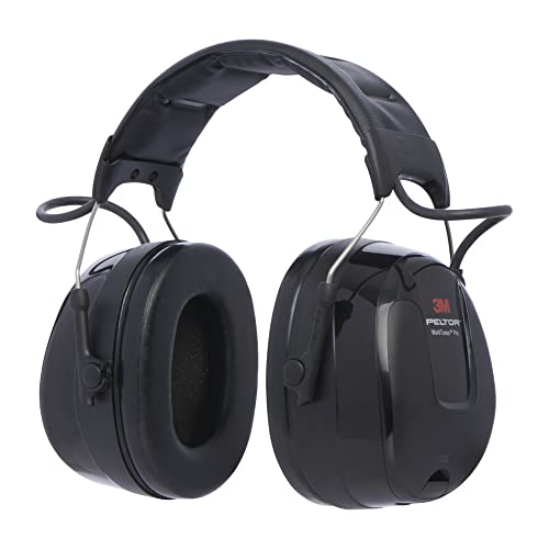 3M Peltor WorkTunes Pro FM Radio Gehörschutz, 32dB/Zuverlässiger Ohrenschutz mit integriertem Radio/Ideal für Forst-, oder Landarbeit & lärmintensive Freizeitaktivitäten von 3M PELTOR