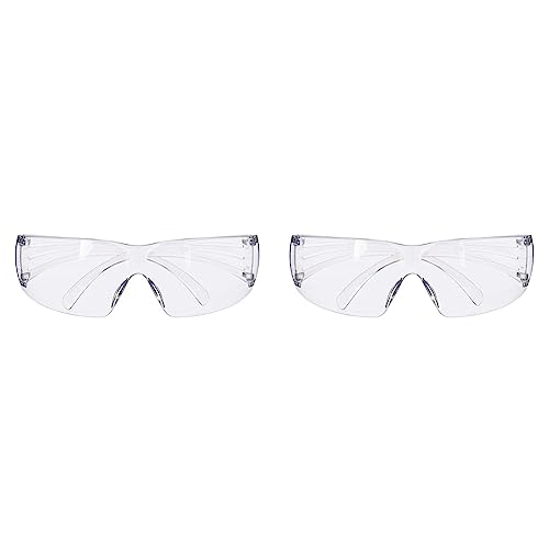 3M SecureFit Schutzbrille SF201AS, klar – Arbeitsschutzbrille mit Anti-Scratch- & UV-Beschichtung (Packung mit 2) von 3M SecureFit