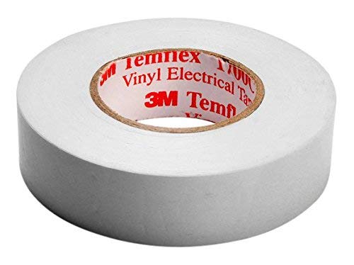 3M T1510 Temflex 1500 Vinyl Elektro-Isolierband, 15 mm x 10 m, 0,15 mm, Weiß, 5 Stück von 3M Temflex