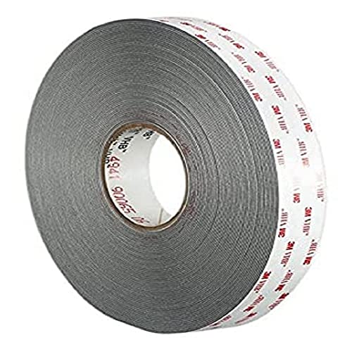 3M VHB 4941 Hochleistungs-Klebeband, 9 mm x 33 m, Grau, Schutzabdeckung: Papier (8-er Pack) von 3M VHB