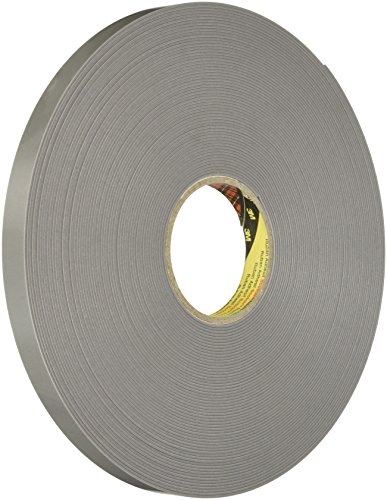 3M VHB Klebebänder, 4957 F, 19 mm x 33 m, 1,5 mm, Grau, Schutzabdeckung: Folie (4-er Pack) von 3M VHB