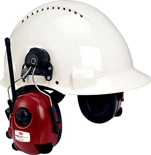3 M m2rx7p3e Ohrenschützer Glaube am/fm Ebene von Einheit Radio Stereo, Rot, Helm von 3M