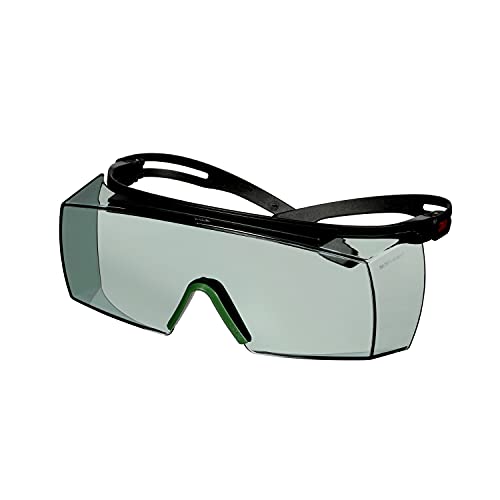 3M™ SecureFit™ 3700 Überbrille, schwarzes Gestell, Antikratz-Beschichtung + (K), graue Schweißscheibe mit Schutzstufe IR 1.7, SF3717ASP-BLK von 3M