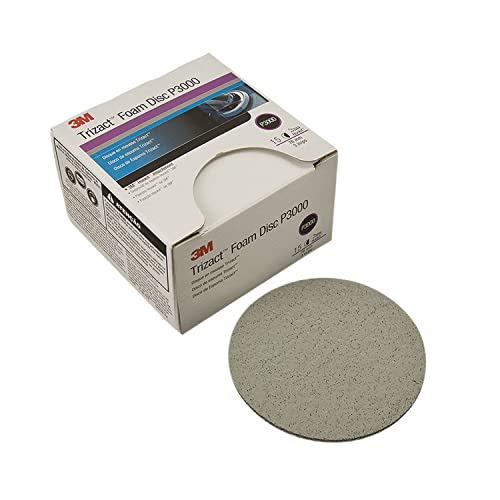 3M 02096 Trizact Hookit 5 P3000 Grit Foam Disc by 3M von Hookit