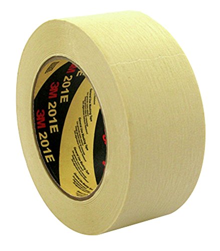 3M 201E Kreppklebeband, 36 mm x 50 m, Universalband und Maler Profi, Beige (6-er Pack) von 3M
