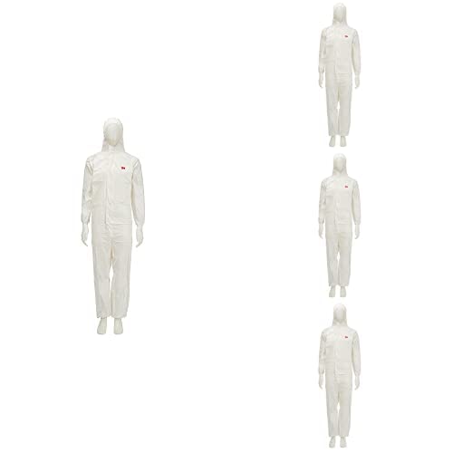 3M 45452XL Schutzanzug, Typ 5/6, Größe 2XL, Weiß, 4er Packung 3M 45452XL Schutzanzug, Typ 5/6, Größe 2XL, Weiß, 4er Packung von 3M
