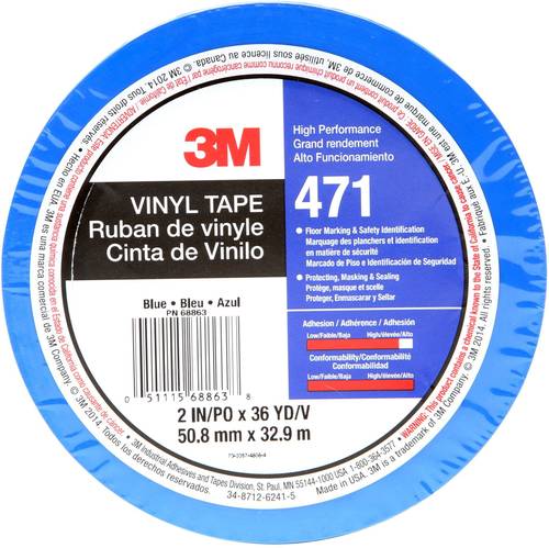 3M 471BL50IW PVC-Klebeband Blau (L x B) 33m x 50mm 1St. von 3M