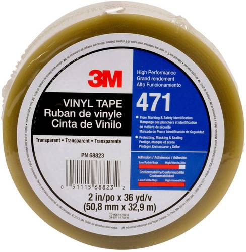 3M 471F 471T5033 PVC-Klebeband Transparent (L x B) 33m x 50mm 1St. von 3M