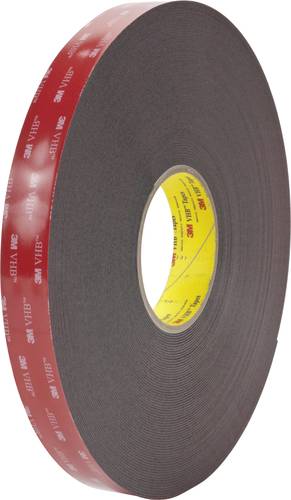 3M 5962F/2533 Doppelseitiges Klebeband Schwarz (L x B) 33m x 25mm 1St. von 3M