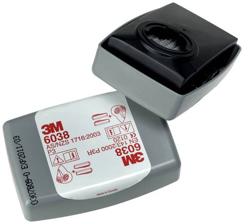 3M 6038 mit Aktivkohle, P3R Partikelfilter 20 St. EN 143 DIN 143 3M 6038 mit Aktivkohle, P3R Partikelfilter 20 St. EN 143 DIN 143 von 3M