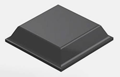 3M 7000001902 Gerätefuß quadratisch Schwarz (B x H) 12.7mm x 3.1mm von 3M