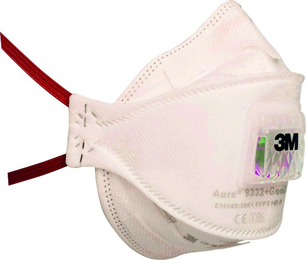 3M 9332+GEN3 AURA Atemschutzmaske 9332+ GEN3, FFP3 (7100134314) von 3M