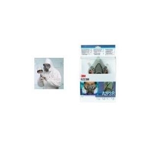 3M Atemschutz-Halbmasken-Set 6223M A2P3R 9tlg. Inhalt:1x6200M 2x6055 4x5935 2x501 3M Atemschutz-Halbmasken-Set 6223M A2P3R 9tlg. Inhalt:1x6200M 2x6055 4x5935 2x501 von 3M