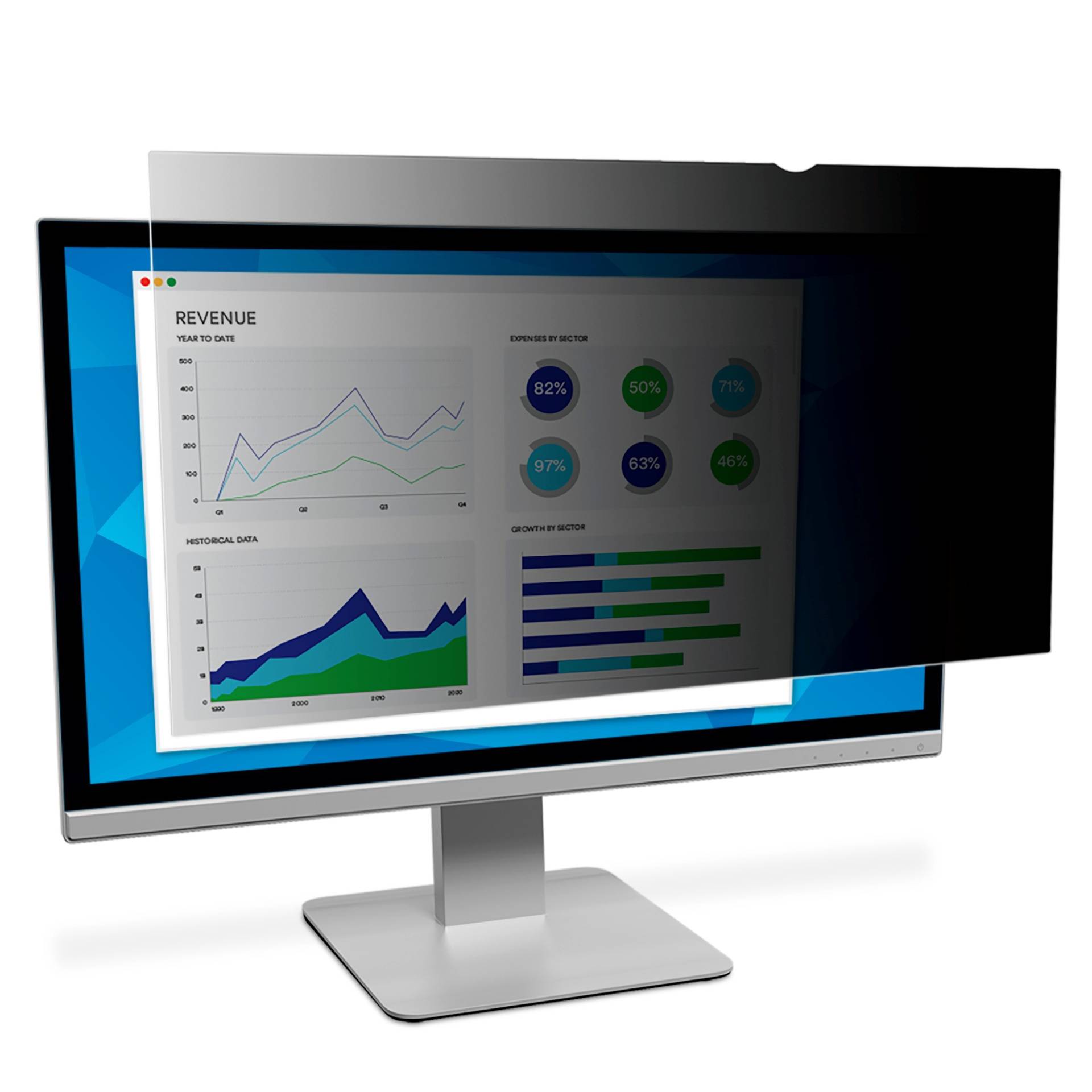 3M Blickschutzfilter für Monitore 54,6cm (21,5") 16:9 PF215W von 3M