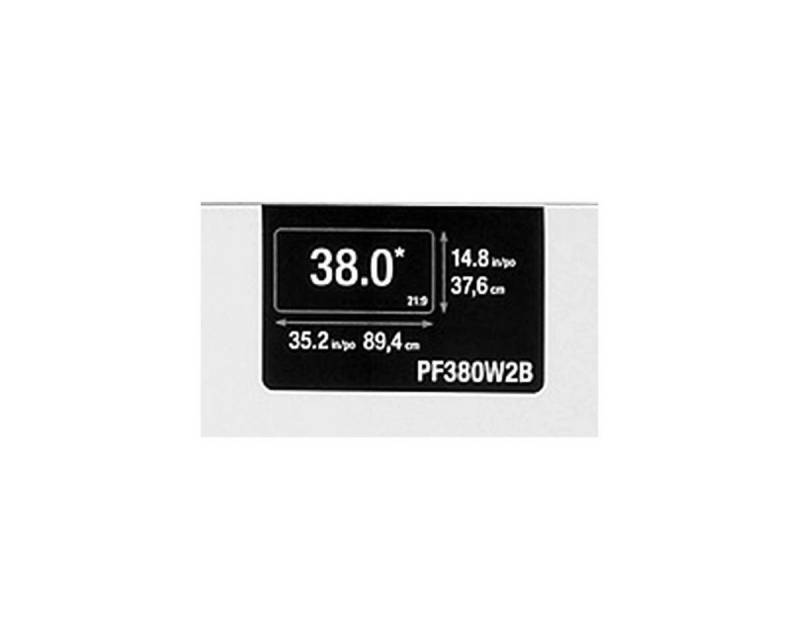 3M Displayschutzfolie PF380W2B Blickschutzfilter f Desktops 95,3 cm Weit von 3M