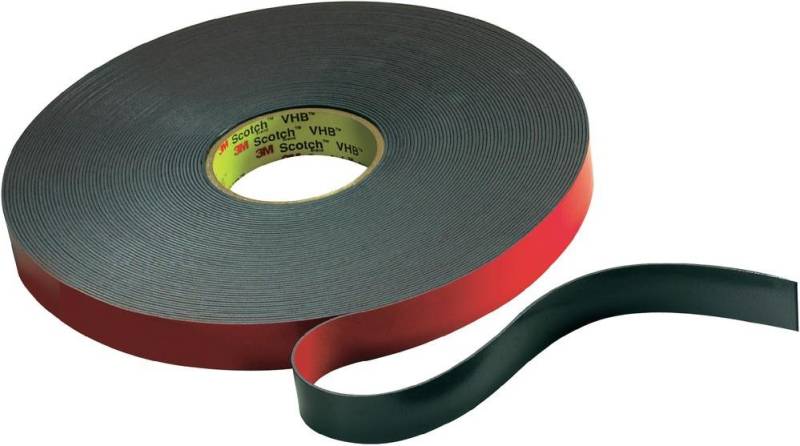 3M Doppelseitiges Klebeband VHB 5958FR Schwarz (L x B) 33 m x 12.5 mm Inhalt: 1 Rolle(n) (70-0064-1662-5) von 3M