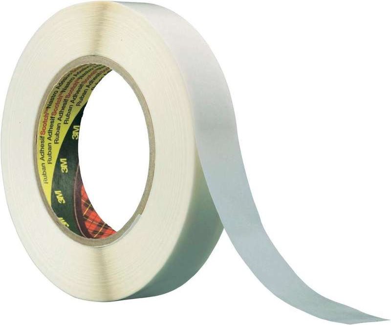 3M Doppelseitiges Klebeband mit Träger (L x B) 50 m x 24 mm Weiß Papiervlies 983XL Inhalt: 1 Roll (XT-0034-9005-6) von 3M