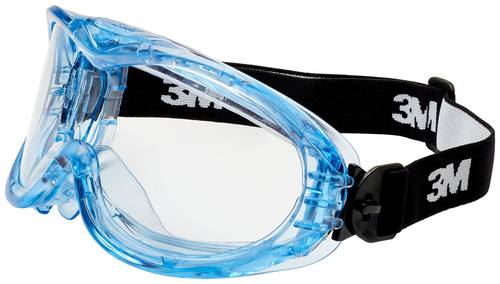 3M Fahrenheit FHEIT Vollsichtbrille mit Antikratz-Schutz Blau, Schwarz EN 166 DIN 166 von 3M