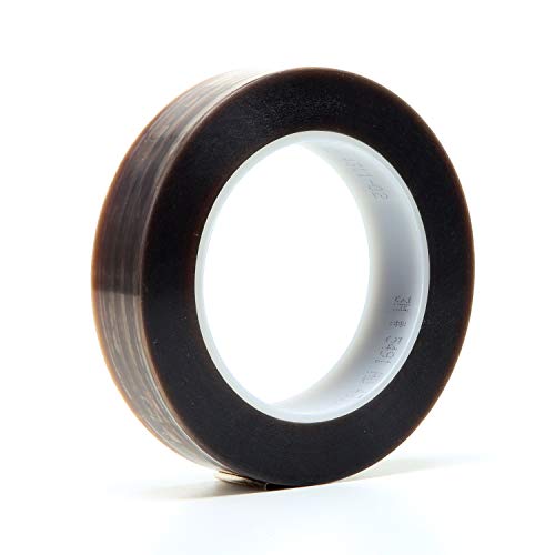 3M Filmklebeband, 5491, 25,4 mm x 33 m, 0,17 mm, Braun/Transparent (1-er Pack) von 3M