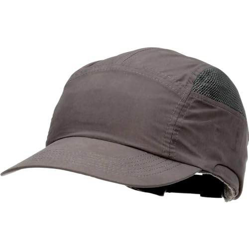 3M First Base+ Anstoßkappe / Kopf-Schutzkappe/ Sicherheitskappe, Königsblau mit Standard-Schirm 70 mm, Grau von 3M