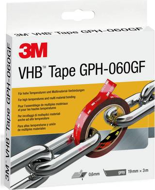 3M GPH-060F19-3 Klebeband Grau (L x B) 3 m x 19 mm 1 Rolle(n) (GPH-060F19-3) von 3M