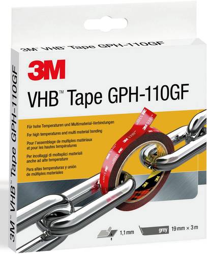 3M GPH-110F19-3 Klebeband Grau (L x B) 3m x 19mm 1St. von 3M