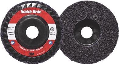 3M Grobreinigungsscheibe XT-RD Pro 115x22mm m. Fiberunterlage f.Gewinde M14 SXCRS 3M (7100192330) von 3M