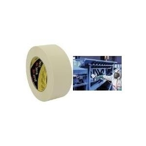 3M Krepp-Klebeband 301E, 24 mm x 50 m, Papier, beige Der Industrieprofi für Lackierarbeiten, einsetzbar für - 1 Stück (3012450) von 3M